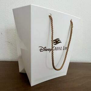 Disney Cruise Line DCL Acrylic Shopping Bag Ice Champagne Bucket White Gold